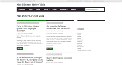 Desktop Screenshot of masdineromejorvida.com