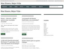 Tablet Screenshot of masdineromejorvida.com